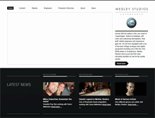 Tablet Screenshot of medleystudios.dk